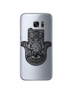Coque Hamsa Cinq Doigts Main Mauvais Oeil Transparente...