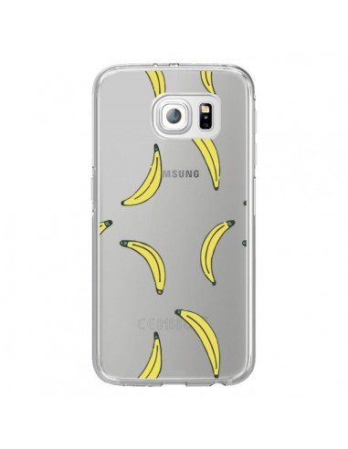 Coque Bananes Bananas Fruit Transparente pour Samsung Galaxy S6 Edge - Dricia Do