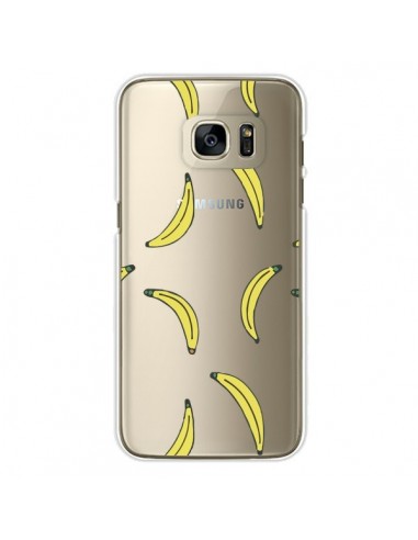 Coque Bananes Bananas Fruit Transparente pour Samsung Galaxy S7 Edge - Dricia Do