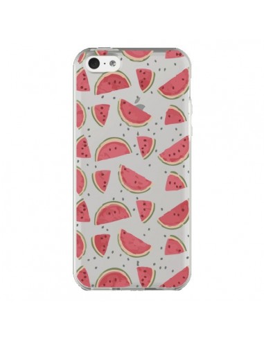 Coque iPhone 5C Pasteques Watermelon Fruit Transparente - Dricia Do
