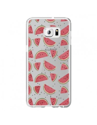 Coque Pasteques Watermelon Fruit Transparente pour Samsung Galaxy S6 Edge Plus - Dricia Do