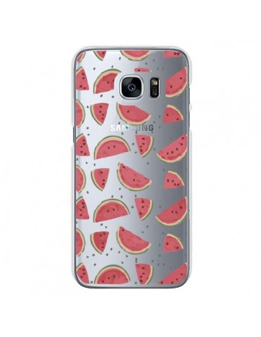 Coque Pasteques Watermelon Fruit Transparente pour Samsung Galaxy S7 - Dricia Do