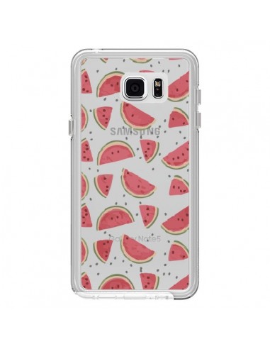 Coque Pasteques Watermelon Fruit Transparente pour Samsung Galaxy Note 5 - Dricia Do