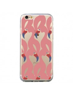 Coque iPhone 6 et 6S Flamant Rose Flamingo Transparente -...