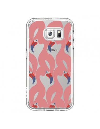Coque Flamant Rose Flamingo Transparente pour Samsung Galaxy S6 - Dricia Do