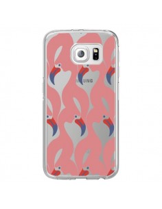 Coque Flamant Rose Flamingo Transparente pour Samsung...