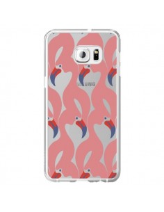 Coque Flamant Rose Flamingo Transparente pour Samsung...