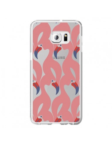 Coque Flamant Rose Flamingo Transparente pour Samsung Galaxy S6 Edge Plus - Dricia Do