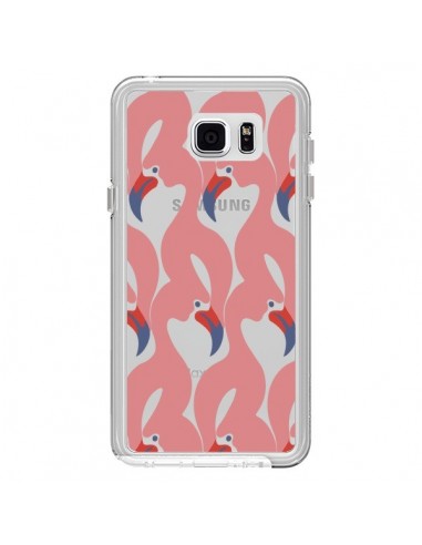Coque Flamant Rose Flamingo Transparente pour Samsung Galaxy Note 5 - Dricia Do