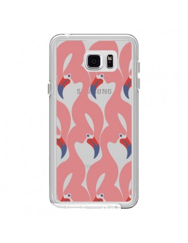 Coque Flamant Rose Flamingo Transparente pour Samsung Galaxy Note 5 - Dricia Do
