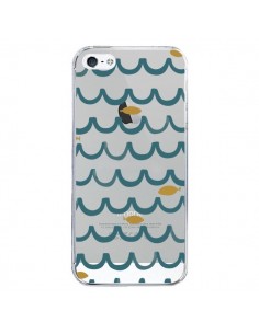 Coque iPhone 5/5S et SE Poisson Fish Water Transparente -...