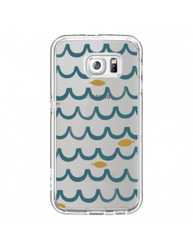Coque Poisson Fish Water Transparente pour Samsung Galaxy S6 - Dricia Do