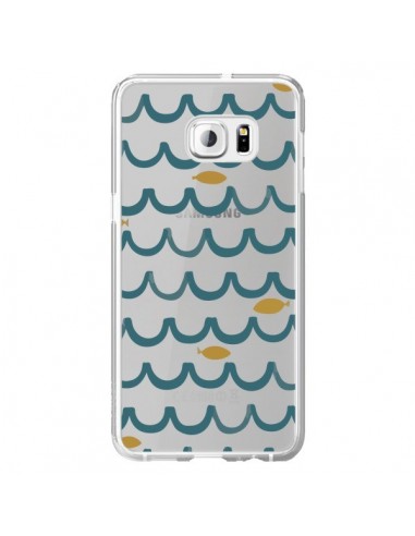 Coque Poisson Fish Water Transparente pour Samsung Galaxy S6 Edge Plus - Dricia Do