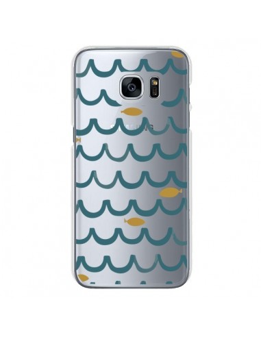 Coque Poisson Fish Water Transparente pour Samsung Galaxy S7 - Dricia Do