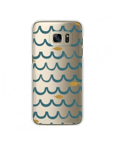 Coque Poisson Fish Water Transparente pour Samsung Galaxy S7 Edge - Dricia Do