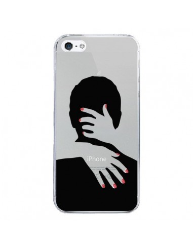 Coque iPhone 5/5S et SE Calin Hug Mignon Amour Love Cute Transparente - Dricia Do