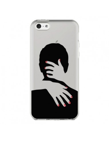 Coque iPhone 5C Calin Hug Mignon Amour Love Cute Transparente - Dricia Do