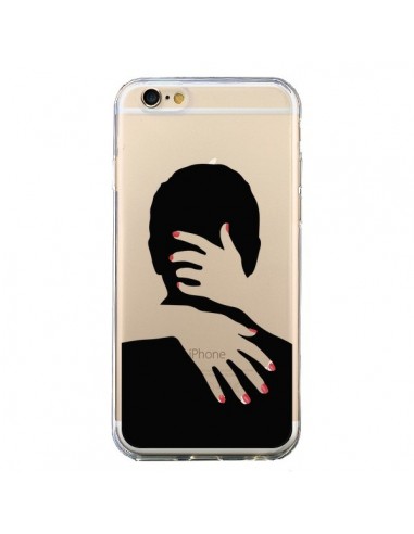 Coque iPhone 6 et 6S Calin Hug Mignon Amour Love Cute Transparente - Dricia Do