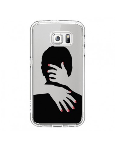 Coque Calin Hug Mignon Amour Love Cute Transparente pour Samsung Galaxy S6 - Dricia Do