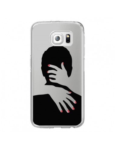 Coque Calin Hug Mignon Amour Love Cute Transparente pour Samsung Galaxy S6 Edge - Dricia Do