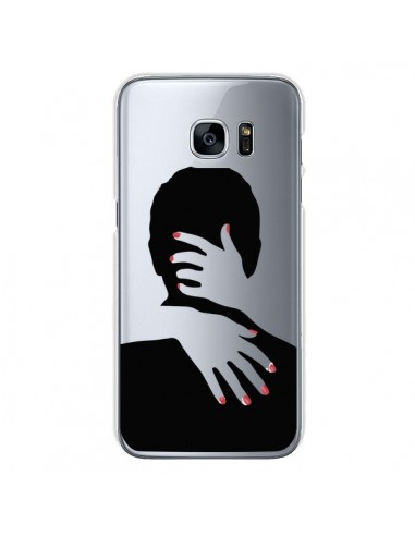 Coque Calin Hug Mignon Amour Love Cute Transparente pour Samsung Galaxy S7 - Dricia Do