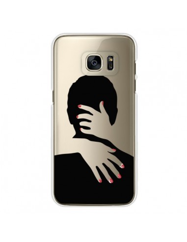 Coque Calin Hug Mignon Amour Love Cute Transparente pour Samsung Galaxy S7 Edge - Dricia Do