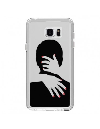 Coque Calin Hug Mignon Amour Love Cute Transparente pour Samsung Galaxy Note 5 - Dricia Do