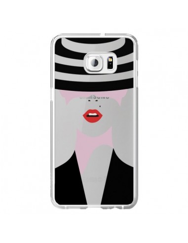 Coque Femme Chapeau Hat Lady Transparente pour Samsung Galaxy S6 Edge Plus - Dricia Do