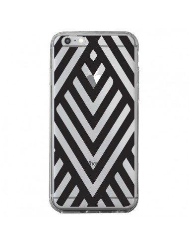 Coque iPhone 6 Plus et 6S Plus Geometric Azteque Noir Transparente - Dricia Do