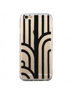 Coque iPhone 6 et 6S Geometric Noir Transparente - Dricia Do