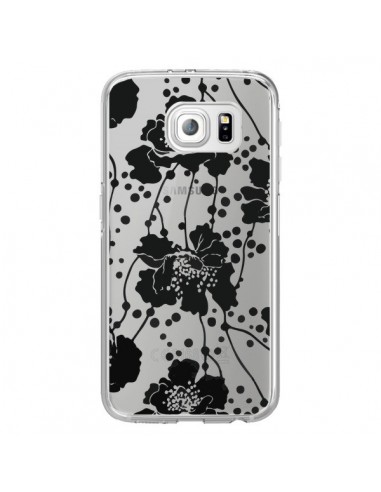 coque fleurs samsung s6 edge