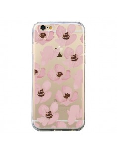 Coque iPhone 6 et 6S Fleurs Roses Flower Transparente -...