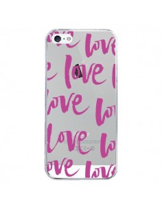Coque iPhone 5/5S et SE Love Love Love Amour Transparente...