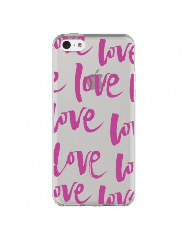 Coque iPhone 5C Love Love Love Amour Transparente - Dricia Do