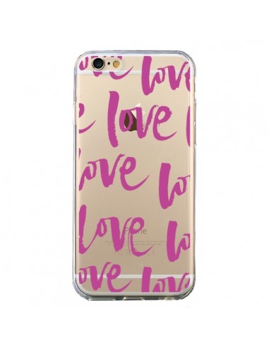 Coque iPhone 6 et 6S Love Love Love Amour Transparente - Dricia Do