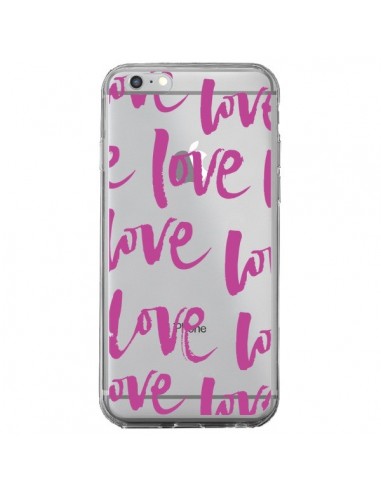 Coque iPhone 6 Plus et 6S Plus Love Love Love Amour Transparente - Dricia Do