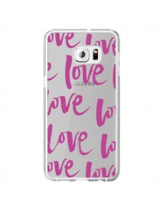 Coque Love Love Love Amour Transparente pour Samsung...
