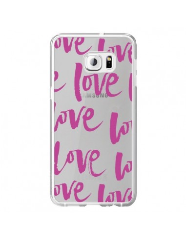 Coque Love Love Love Amour Transparente pour Samsung Galaxy S6 Edge Plus - Dricia Do