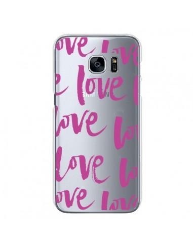 Coque Love Love Love Amour Transparente pour Samsung Galaxy S7 - Dricia Do