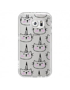 Coque Licorne Unicorn Dessin Transparente pour Samsung...
