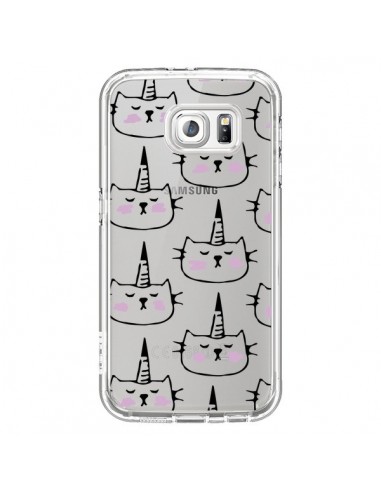 Coque Licorne Unicorn Dessin Transparente pour Samsung Galaxy S6 - Dricia Do