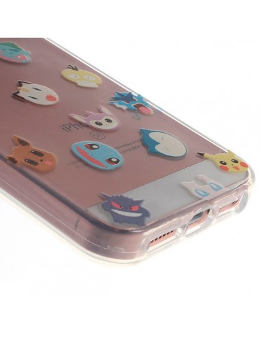 Coque iPhone 5/5S et SE Tête de Pokemons...