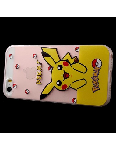 Coque iPhone 5/5S et SE Pikachu Jaune Pokemon...