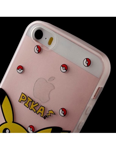 Coque iPhone 5/5S et SE Pikachu Jaune Pokemon...