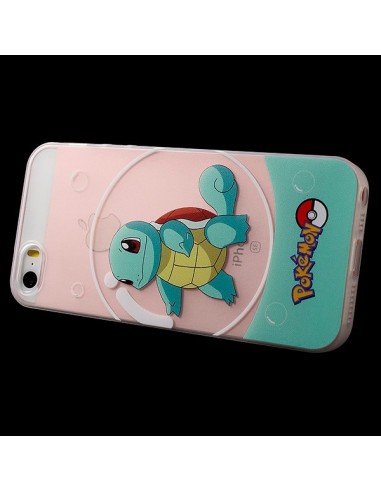 Coque iPhone 5/5S et SE Carapuce Bleu Pokemon...