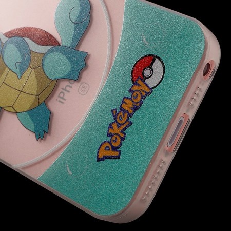 Coque iPhone 5/5S et SE Carapuce Bleu Pokemon Transparente en silicone semi-rigide TPU