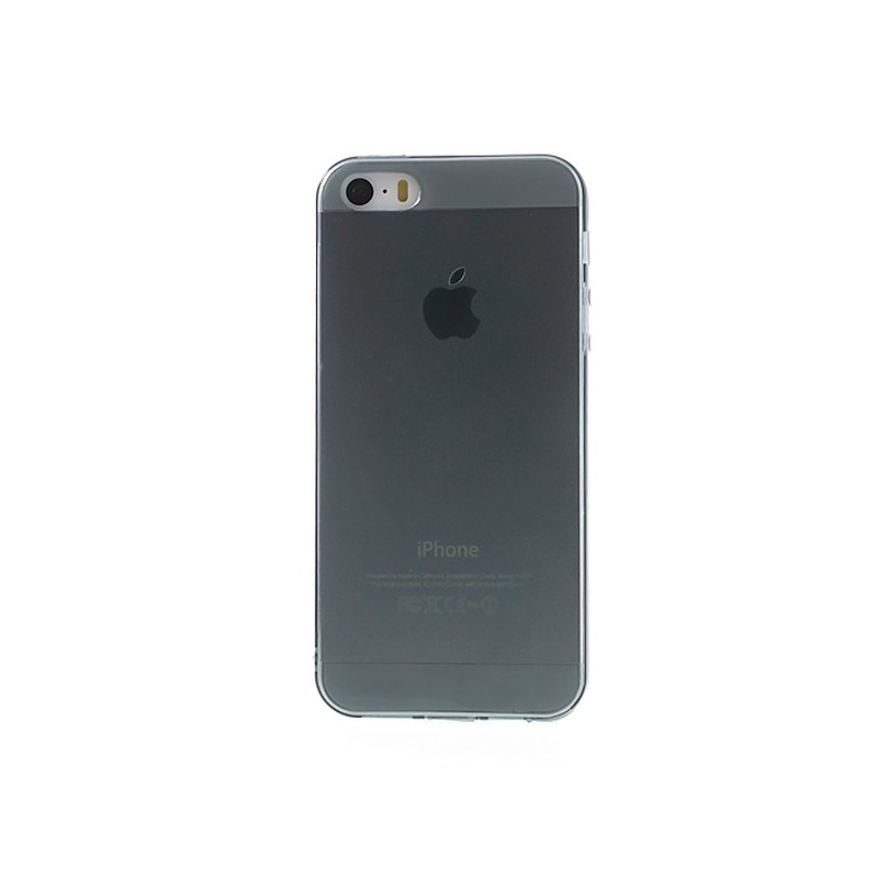 Coque Transparente en Silicone pour iPhone 5 et 5S