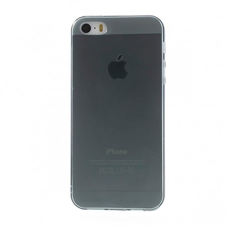 Coque Transparente en Silicone pour iPhone 5 et 5S