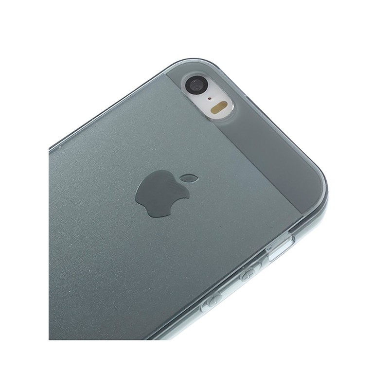 Coque Transparente en Silicone pour iPhone 5 et 5S