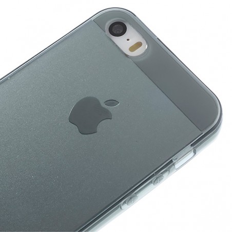 Coque Transparente en Silicone pour iPhone 5 et 5S